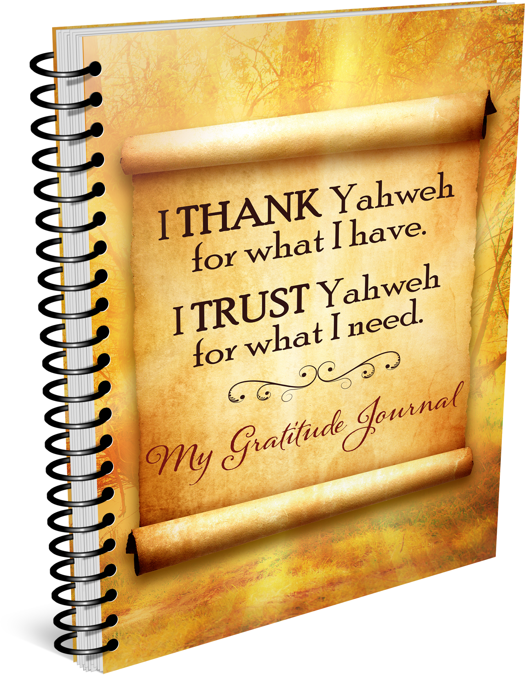 Thank Yahweh Gratitude Journal cover