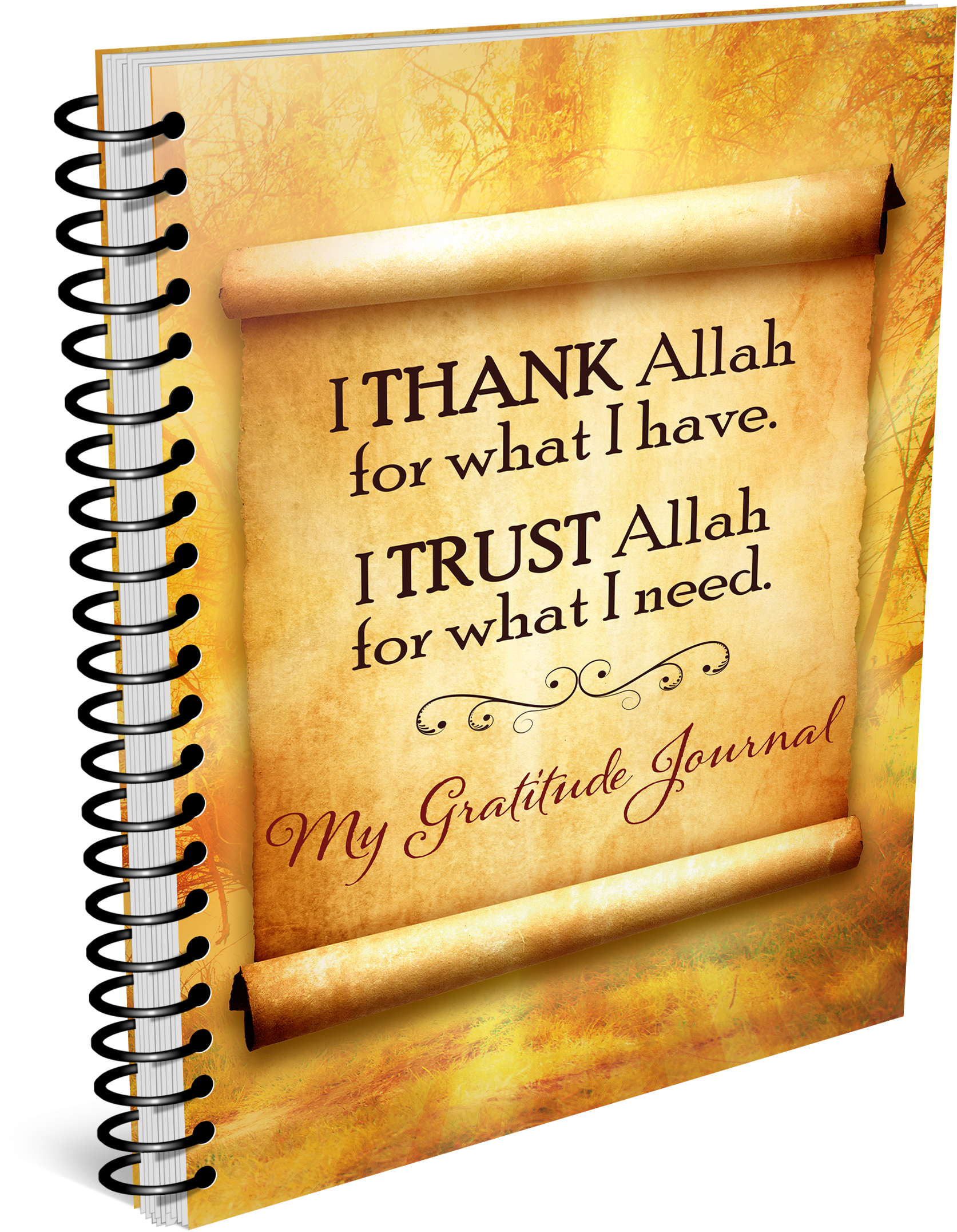 Thank Allah Gratitude Journal cover